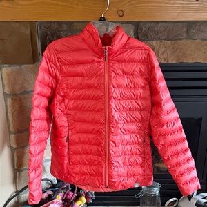 REI Women's Vibrant Coral Puffer Jacket